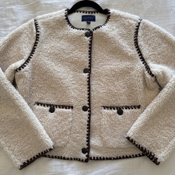 Skies Are Blue Sherpa Jacket - Picture 1 of 6